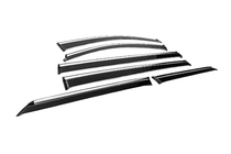 Toyota Sienna 2010-2020 Déflecteurs de vitres avec moulure chromée Niken Luxury (6 pcs) photo 3