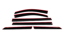 Toyota Sienna 2010-2020 Déflecteurs de vitres avec moulure chromée Niken Luxury (6 pcs) photo 4