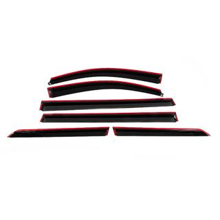 Déflecteurs de vitres avec moulure chromée Niken Luxury (6 pcs) Toyota Sienna 2010-2020 photo 4