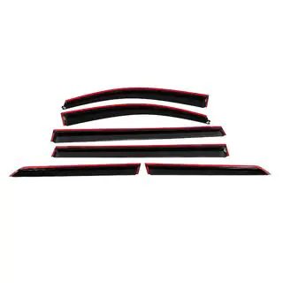 Déflecteurs de vitres avec moulure chromée Niken Luxury (6 pcs) photo 4