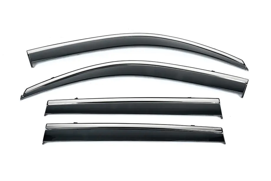 Toyota Fortuner 2015- Deflecteurs de Vitres avec Moulure Chromee Niken Luxury (4 pcs) Photo 1