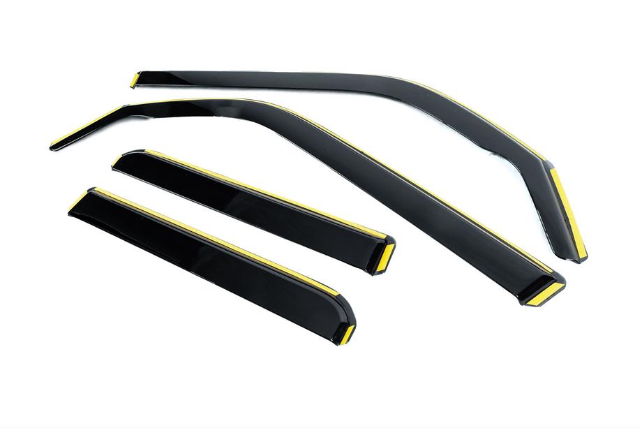 Toyota 4Runner 2009-2024 Déflecteurs d'air encastrables Niken Luxury (4 pcs) Photo 2