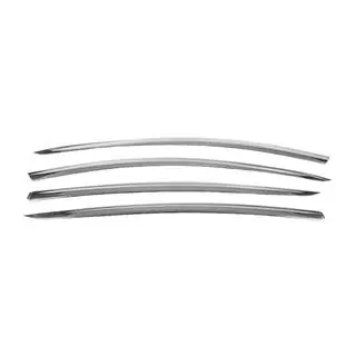 Déflecteurs de vitres chromés Niken Luxury (4 pcs) Tesla Model 3 2017- photo 1