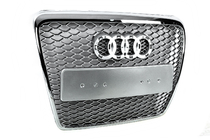 Audi A6 C6 2004-2011 Calandre Avant RS-Style (Gris avec Chrome) photo 6