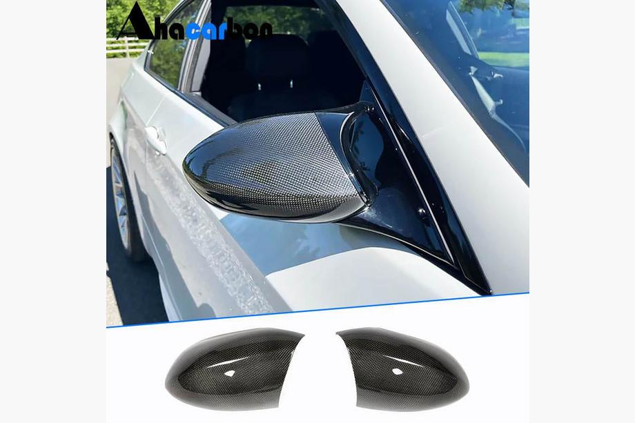 BMW 3 Series E90/E91 2005-2011 Coques de Rétroviseurs V1 (pour M3, Carbone) Image