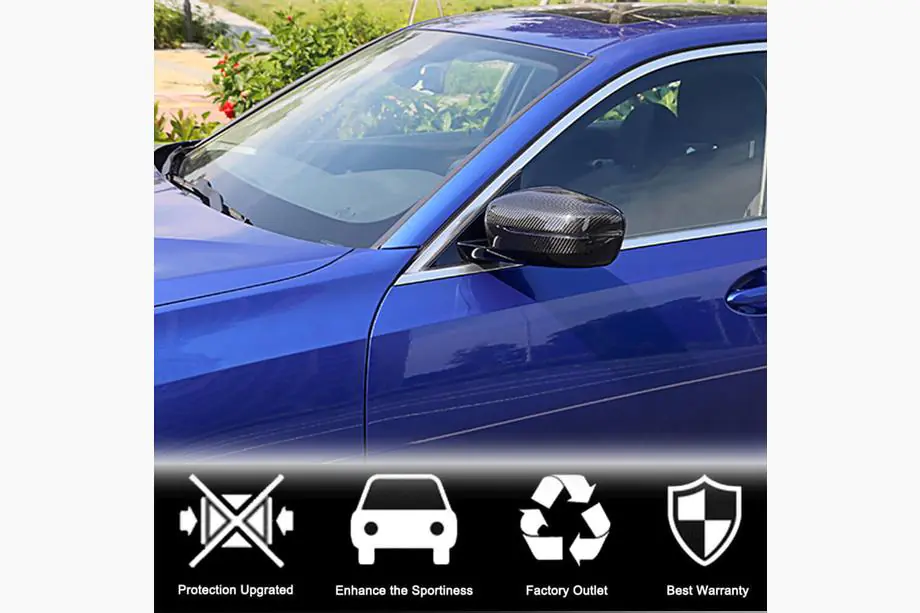 BMW 3 Series G20/G21 2018- Coques de Rétroviseurs M-Look V1 (Carbone) Photo 2