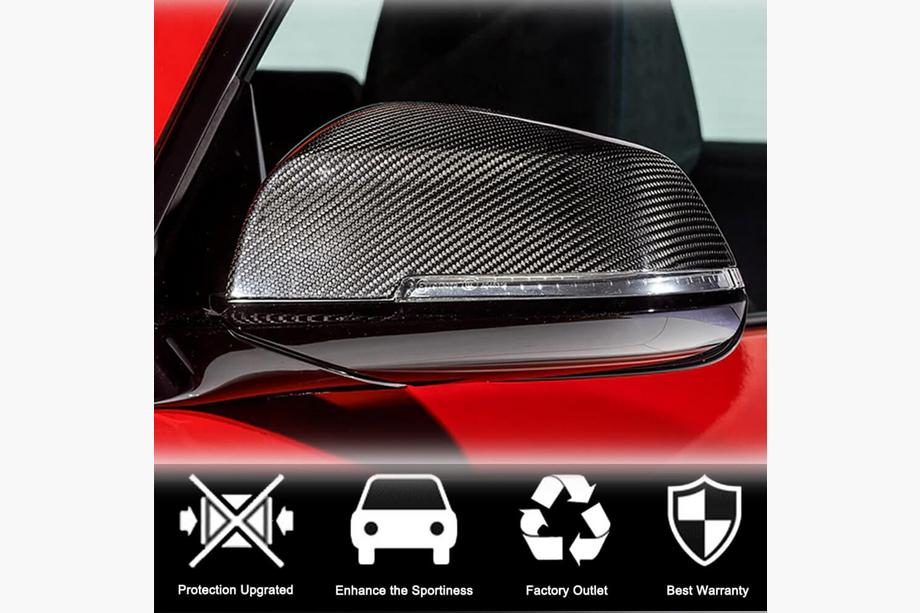 BMW 3 Series F30/F31 2012-2019 Coques de Rétroviseurs Carbone V2 Photo 2