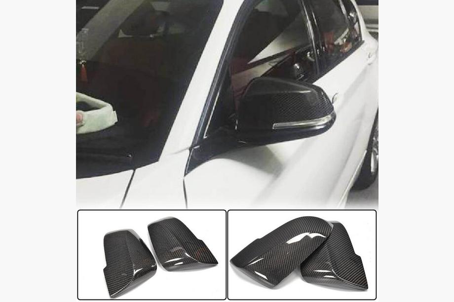BMW 7 Series F01/F02 2008-2015 Coques de Rétroviseurs V3 (Carbone) Image
