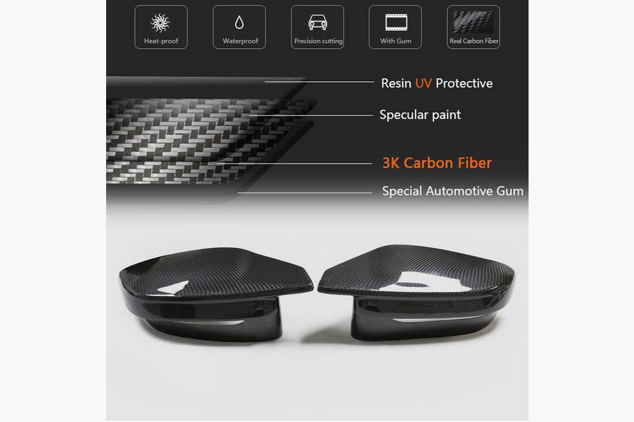 BMW 3 Series G20/G21 2018- Coques de Rétroviseurs M-Look Carbone (pour M3) Photo 10