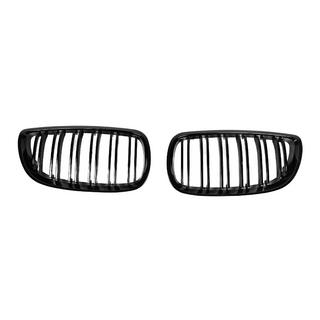Grilles de calandre M-Look (pour 2007-2010 non-M / 2008-2013 M3, Noir Brillant) photo 3