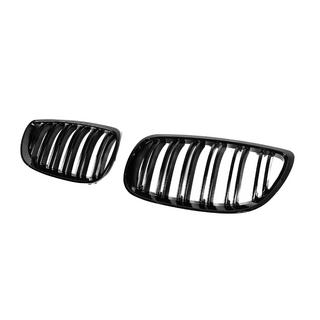 Grilles de calandre M-Look (pour 2007-2010 non-M / 2008-2013 M3, Noir Brillant) photo 4