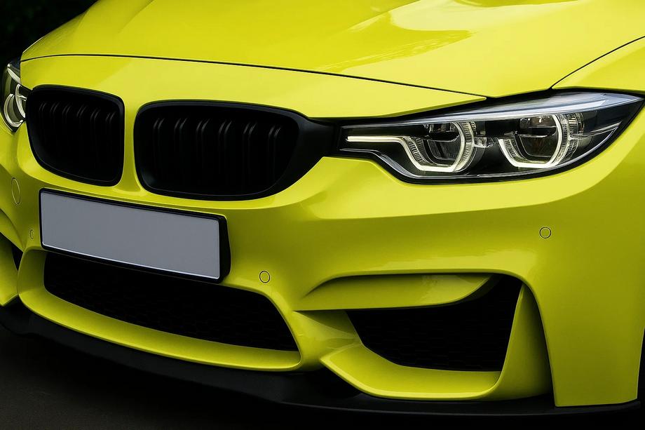 BMW 3 Series F30/F31 2012-2019 Calandre M-Look (pour M3 F80, Noir Mat) Image