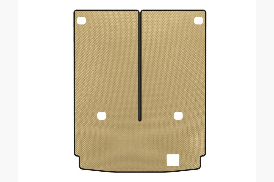 Mercedes GL class X164 2006-2012 Tapis de coffre EVA (7 places avec 3e rangée rabattue, Beige) Photo 1