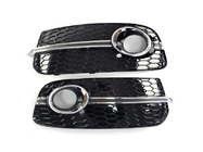 Audi Q5 2008-2017 Grilles de phares antibrouillard RS-Style (2013-2017, 2 pcs, Noir avec Chrome) photo 1