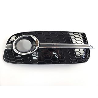 Grilles de phares antibrouillard RS-Style (2013-2017, 2 pcs, Noir avec Chrome) Audi Q5 2008-2017 photo 3