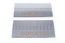 Fiat Ducato 2006-2025 Seuils de porte intérieurs Carmos V1 (2 pcs, inox) photo 2