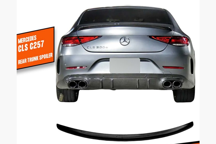 Mercedes CLS C257 2018- Aileron DPT (Noir Brillant) Image