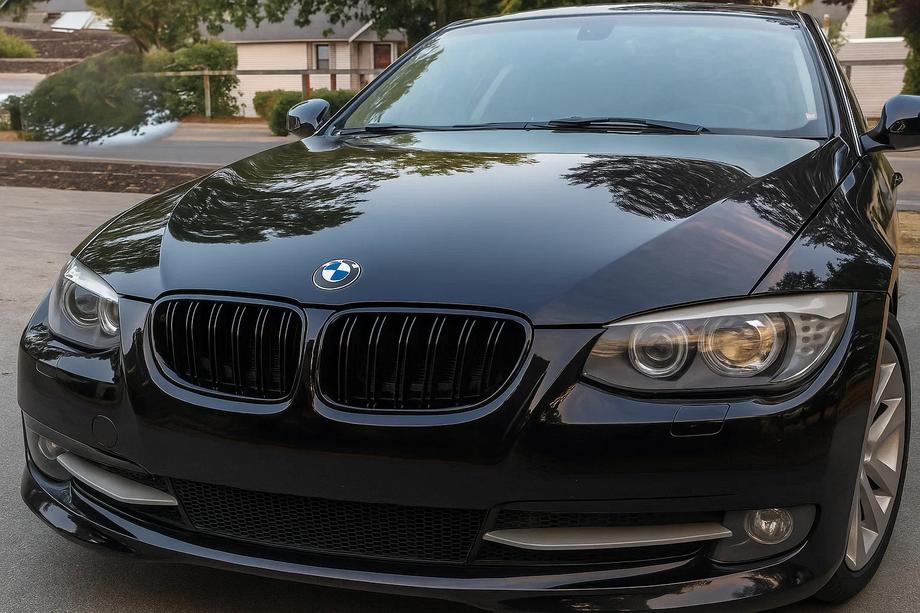 BMW 3 Series E92/E93 2006–2013 Grilles de calandre M-Look (pour 2010-2013, Noir Brillant) Image