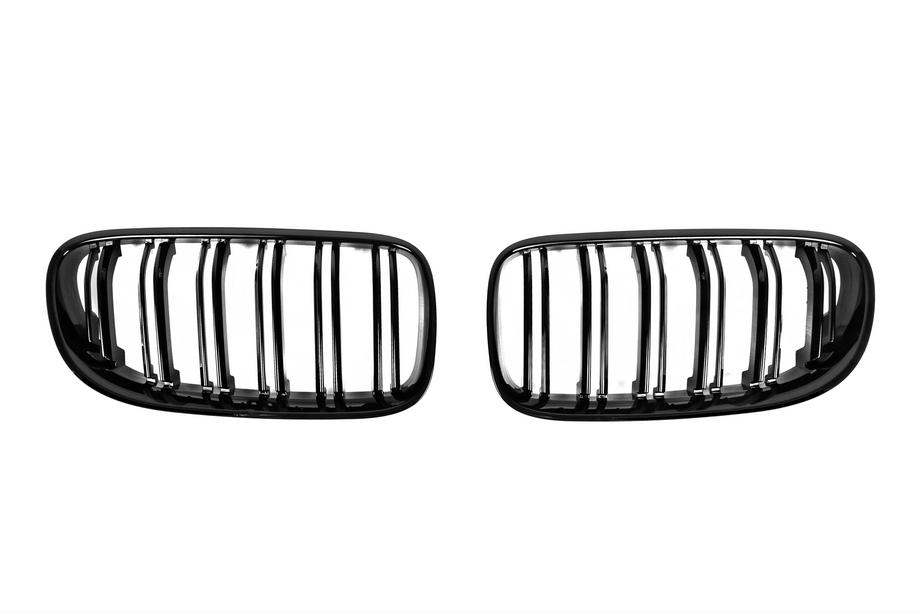 BMW 3 Series E92/E93 2006–2013 Grilles de calandre M-Look (pour 2010-2013, Noir Brillant) Photo 3