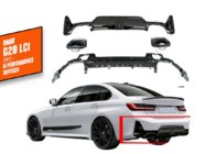 BMW 3 Series G20/G21 2018- Diffuseur arrière avec embouts DPT (2022+, M-Performance) photo 1