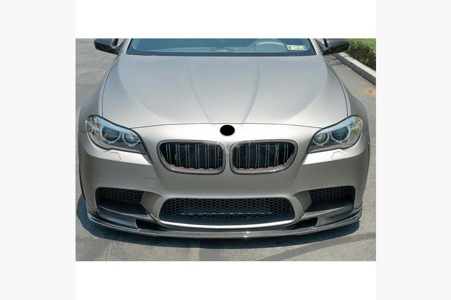 BMW 5 Series F10/F11 2010–2016 Lame avant DPT V2 (Pour M5, Noir Brillant) Photo 2