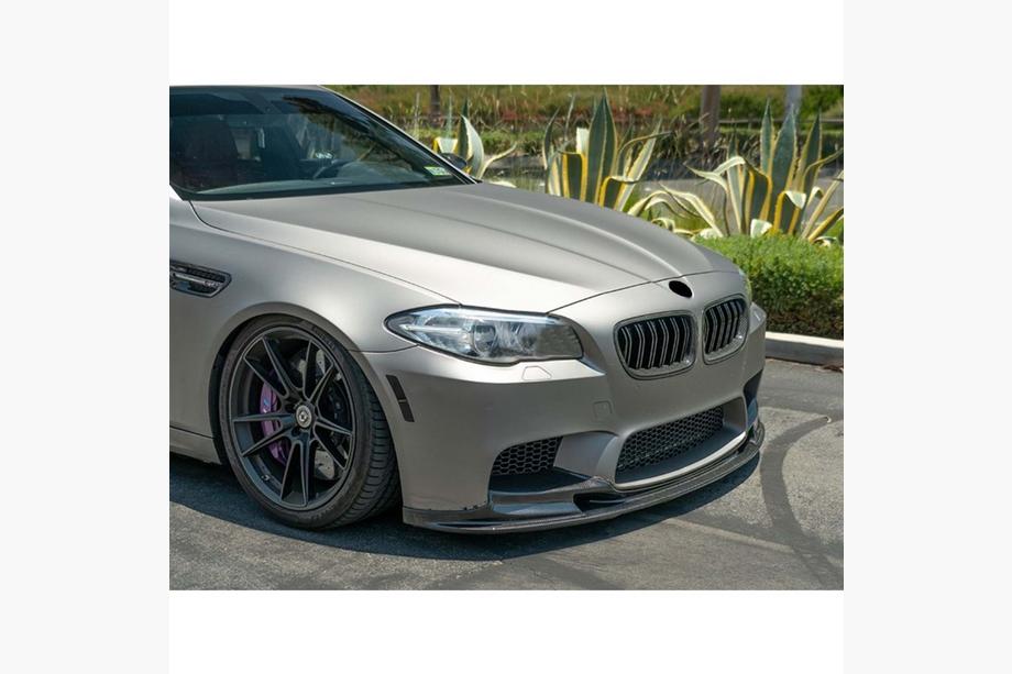 BMW 5 Series F10/F11 2010–2016 Lame avant DPT V2 (Pour M5, Noir Brillant) Photo 1