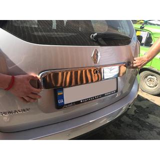 Baguette chromée au-dessus de la plaque complète (inox) Dacia Duster 2008-2018 photo 2