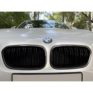 Calandre Double M-Look (2011-2014, Noir Brillant avec Encadrement Chrome) BMW 1 Series F20/F21 2011-2019 photo 1