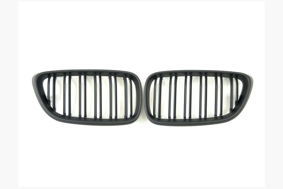 BMW 2 Series F22/F23 2014-2021 Calandre double M-Look (noir mat) Photo 2