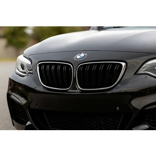 Calandre M-Look (Noir Brillant avec Encadrement Chrome) BMW 2 Series F22/F23 2014-2021 photo 1