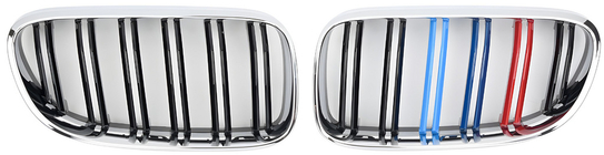 BMW 3 Series E92/E93 2006–2013 Grilles de calandre M-Look (pour 2005-2009, M-Color avec contour chromé) photo 2