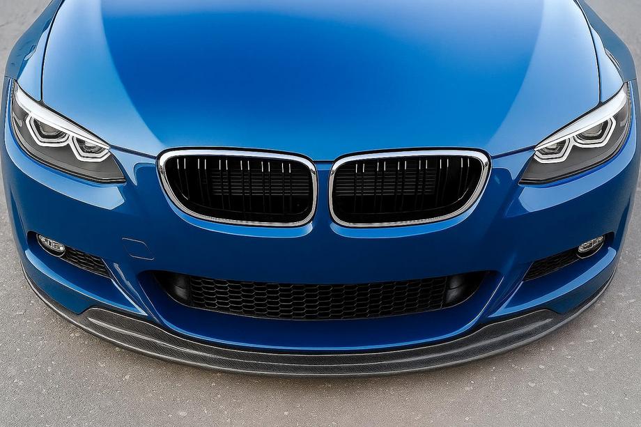 BMW 3 Series E92/E93 2006–2013 Grilles de calandre M-Look (pour 2005-2009, noir brillant avec contour chromé) Photo 1