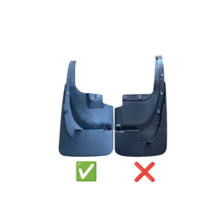 Bavettes arrière d'origine 2015-2021 (2 pcs, pour kit carrosserie, étroites) photo 2