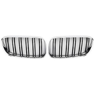 Grilles M-Look (pour 2010-2013, noir brillant avec contour chromé) photo 2