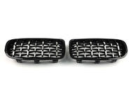 BMW 3 Series F30/F31 2012-2019 Calandre Double Nieren Diamond Silver photo 4