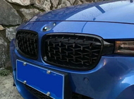 BMW 3 Series F30/F31 2012-2019 Calandre Double Nieren Diamond Black photo 2