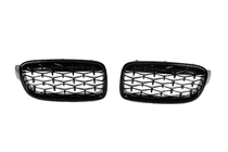 BMW 3 Series F30/F31 2012-2019 Calandre Double Nieren Diamond Black photo 3