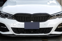 BMW 3 Series G20/G21 2018- Grilles de calandre M-Look V2 (2018-2022, Noir Mat) photo 1