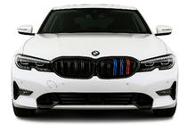 BMW 3 Series G20/G21 2018- Grilles de calandre M-Look V2 (2018-2022, M-Color avec contour noir) photo 1