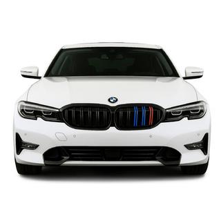 Grilles de calandre M-Look V2 (2018-2022, M-Color avec contour noir) BMW 3 Series G20/G21 2018- photo 1