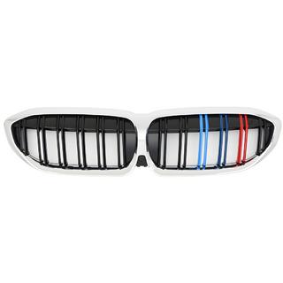 Grilles de calandre M-Look V2 (2018-2022, M-Color avec contour chromé) BMW 3 Series G20/G21 2018- photo 2