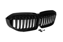 BMW 3 Series G20/G21 2018- Calandre Double Haricot 1 Bar (2018-2022, Noir Brillant) photo 4