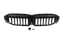 BMW 3 Series G20/G21 2018- Calandre Double Haricot 1 Bar (2018-2022, Noir Brillant) photo 5