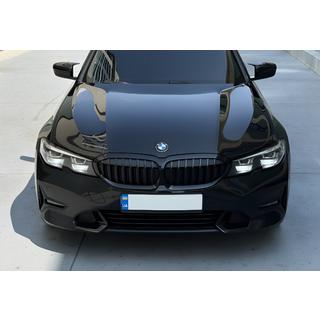 Calandre Double Haricot 1 Bar (2018-2022, Noir Brillant) BMW 3 Series G20/G21 2018- photo 1
