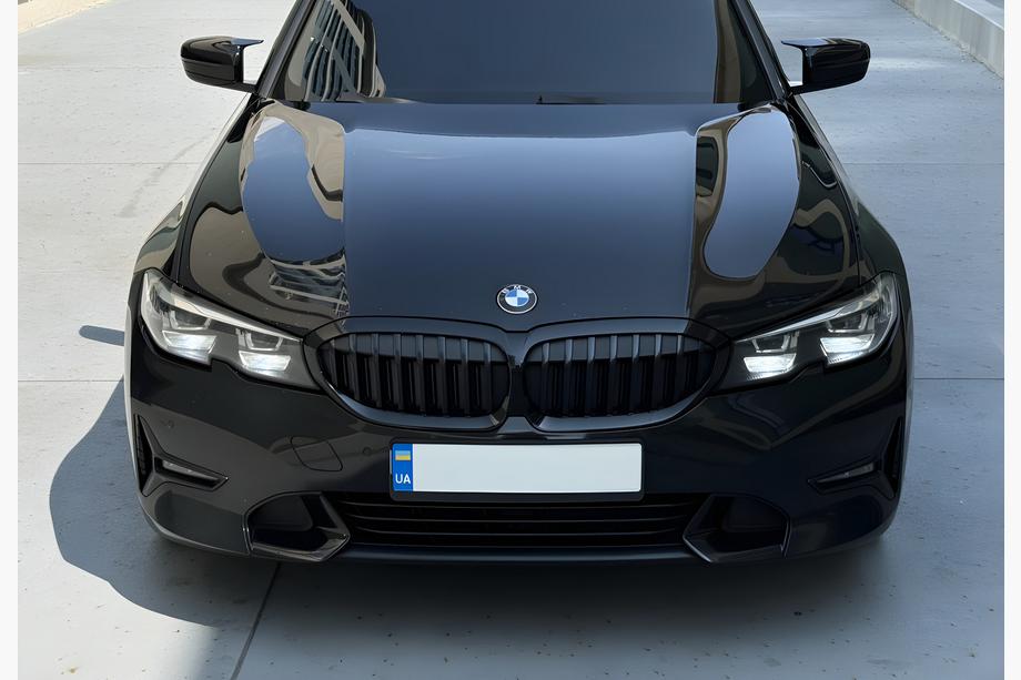 BMW 3 Series G20/G21 2018- Calandre Double Haricot 1 Bar (2018-2022, Noir Brillant) Image