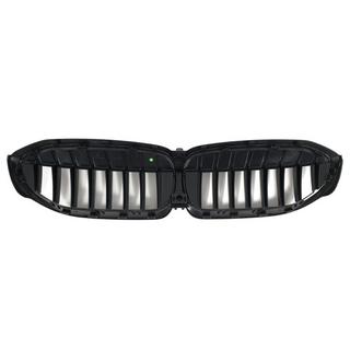 Calandre Double Haricot 1 Barre (2018-2022, Noir Mat) BMW 3 Series G20/G21 2018- photo 4