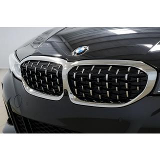 Calandres Double Nieren Diamond Silver (2018-2022, Encadrement Chrome) BMW 3 Series G20/G21 2018- photo 1