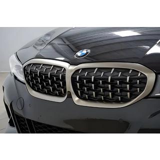 Calandres Double Haricot Diamond Silver (2018-2022, contour chrome mat) BMW 3 Series G20/G21 2018- photo 3