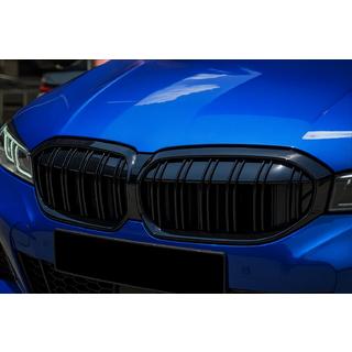 Calandre M-Look (2022+, Noir Brillant) BMW 3 Series G20/G21 2018- photo 1