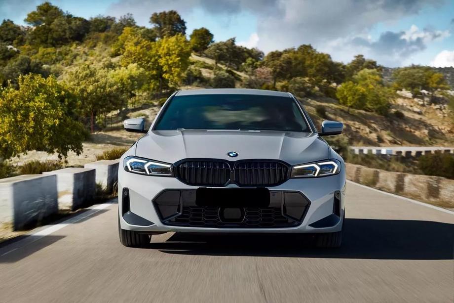BMW 3 Series G20/G21 2018- Calandre Double Haricot 1 Bar (2022+, Noir Brillant) Image